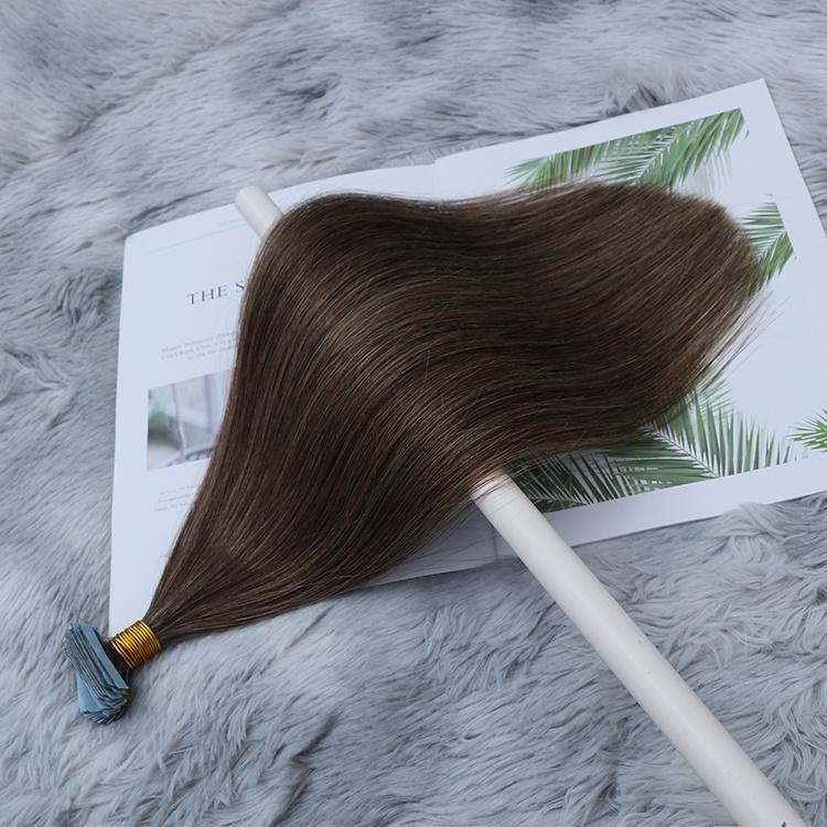 Silky Straight Vietnam Piano Color Invisible Tape Hair Extensions