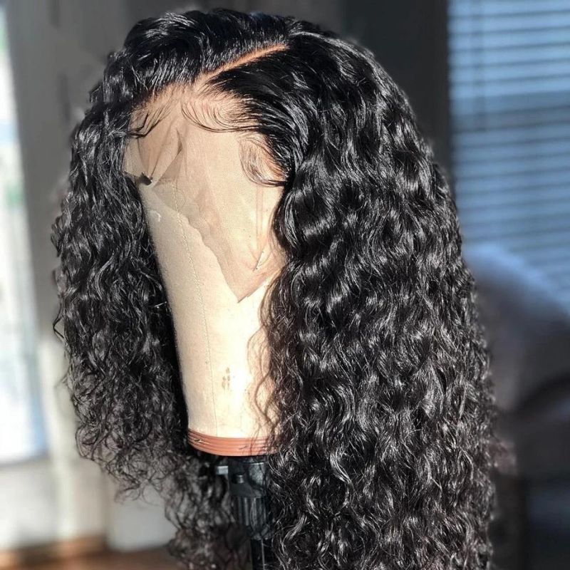 Natural Wave Cuticle Aligned Brazilian Human Hair Lace Wig