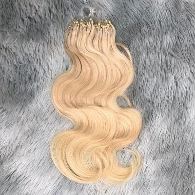 Wholesale Indian Human Hair Raw Body Wave Micro Loop Ring Hair Extensions