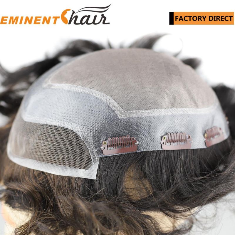 Toupee Manufacturer Natural Hairline Lace Front Toupee Hairpiece