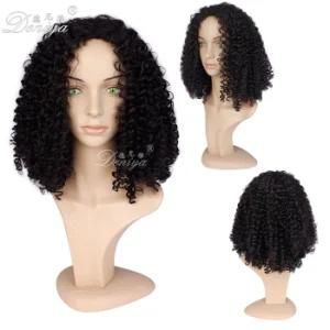 Fashion African Style Curly Middle Synthetic Machine Made Cosplay Wig