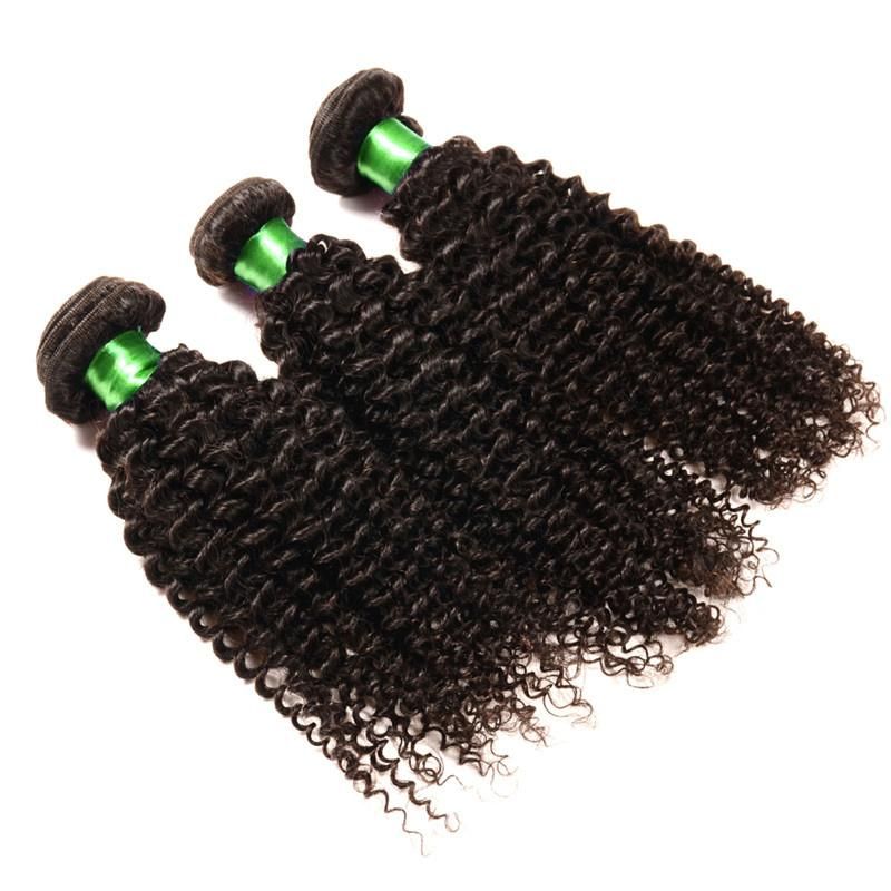 Grade 9A Brazilian Curly Virgin Hair Kinky Curly Virgin Hair 3PCS/ Lot Unprocessed Remy Human Hair Weave Afro Kinky Curly Hair