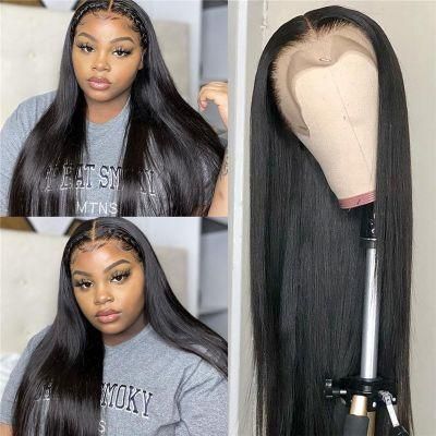 Wholesale Straight Brazilian Hair HD Lace Wigs, Full Lace Frontal Wigs with Baby Hair, Virgin Human Hair Wigs for Black Women