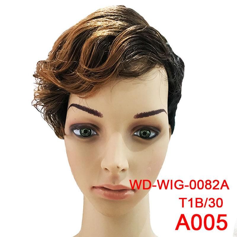 Instant Delivery Colour Synthetic Wigs Two Tones for Girls