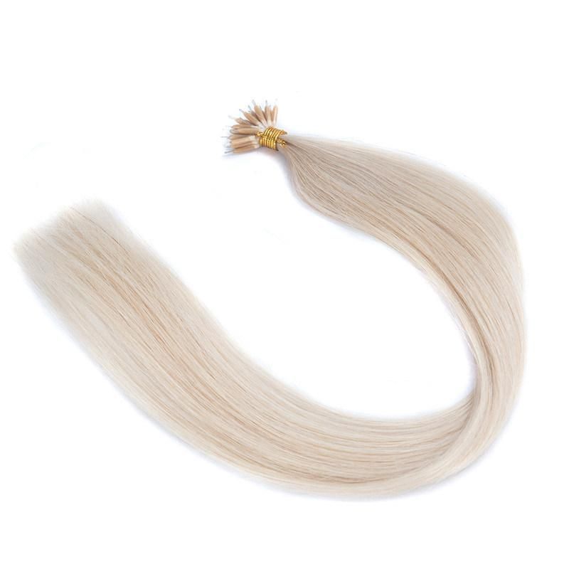 Micro Loop Ring Hair Extensions Nano Rings Human Hair 50g Micro Link Hairpieces 22 Inch
