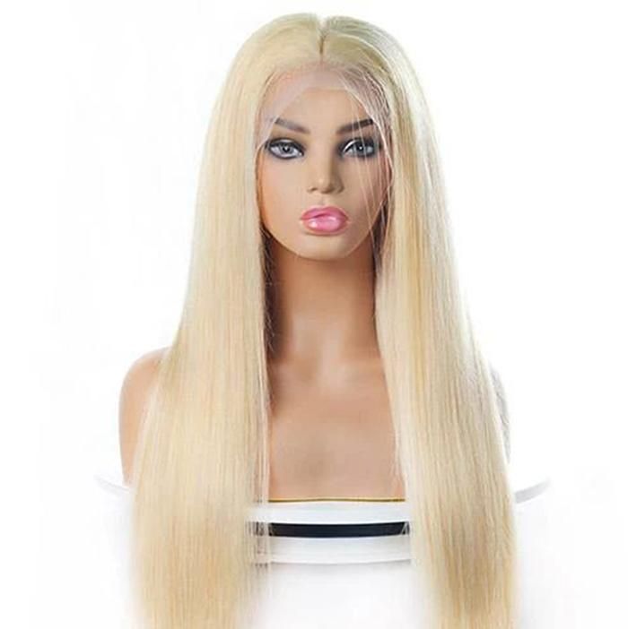 30 Inch Swiss Lace Front Wig Glueless Blonde U Part Wigs