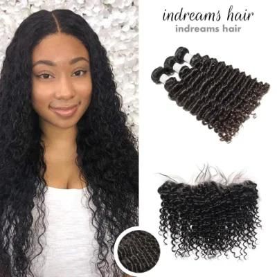 Human Virgin Remy Brazilian Curly Unprocessed Double Drawn Hair Extensions Weaving