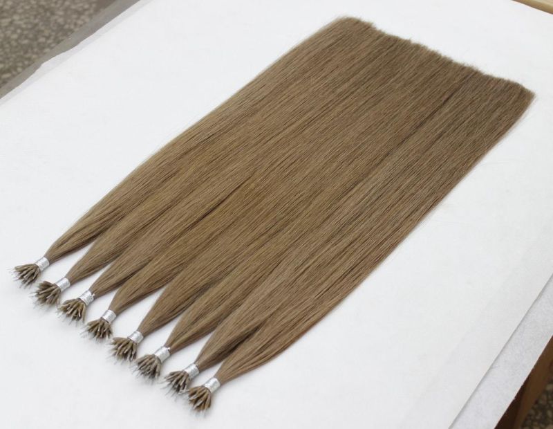 Nano Ring Extensions Brazilian Straight Human Hair Bundles 6 Color Remy Human Hair Extensions