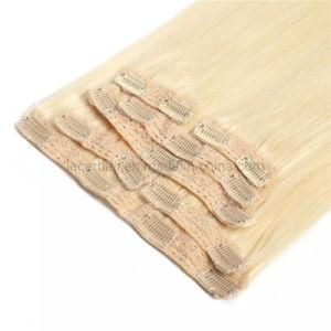 High Grade Virgin 100% Human Hair Natural Remy Brazilian Seamless Clip Extensions