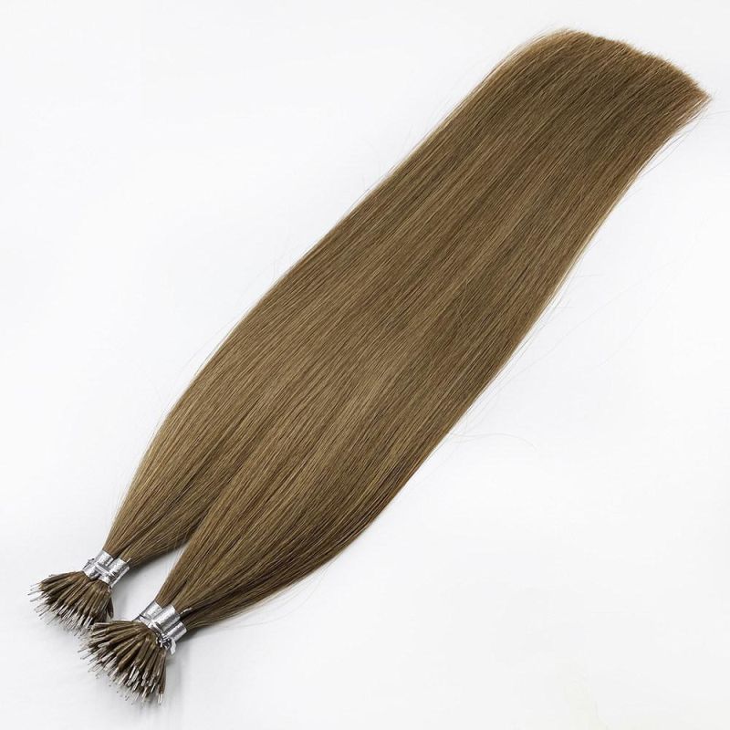 Wholesale Custom Nano Ring Bond Hair Extensions Mini Virgin Hair