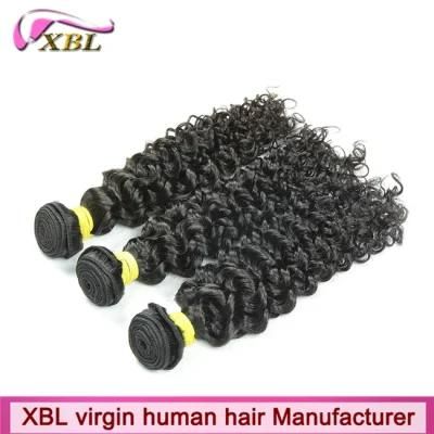 Xbl Top Sale Curly Virgin Remy Human Hair Extension