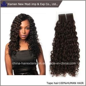 Brazilian Human Hair Curly Tape Hair Extensions