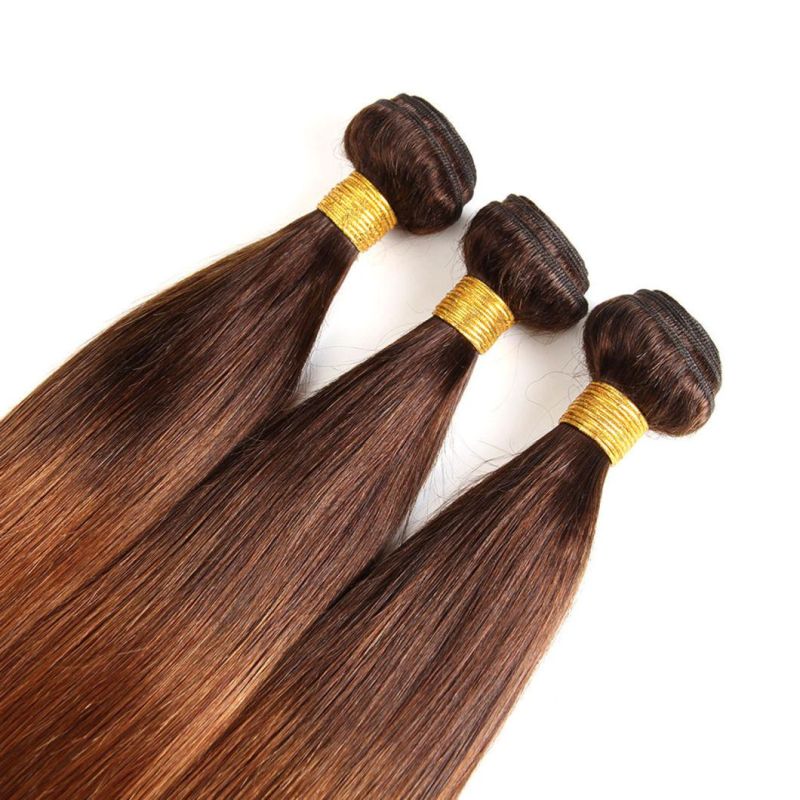 Brazilian Straight Human Hair Bundles Ombre Bundles with Closure Brazilian Straight Human Hair Bundles with Lace Closure Remy Hair Weave Extensions