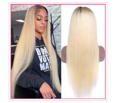 Transparent 1b 613 Lace Frontal Human Hair Straight Wigs Long13X4 13X6 Blonde Lace Front Wigs for Black Women Preplucked Ombre Colored