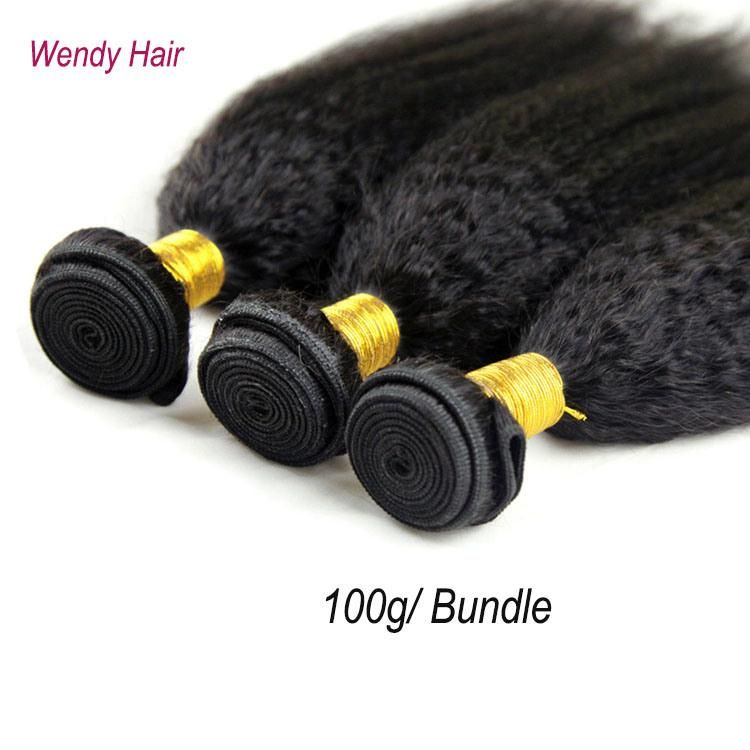 Best Selling High Quality Grade 12A Kinky Straight Hair Weaves for Black Women