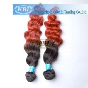 Wine Red Brazilian Two Tone Color Human Hair