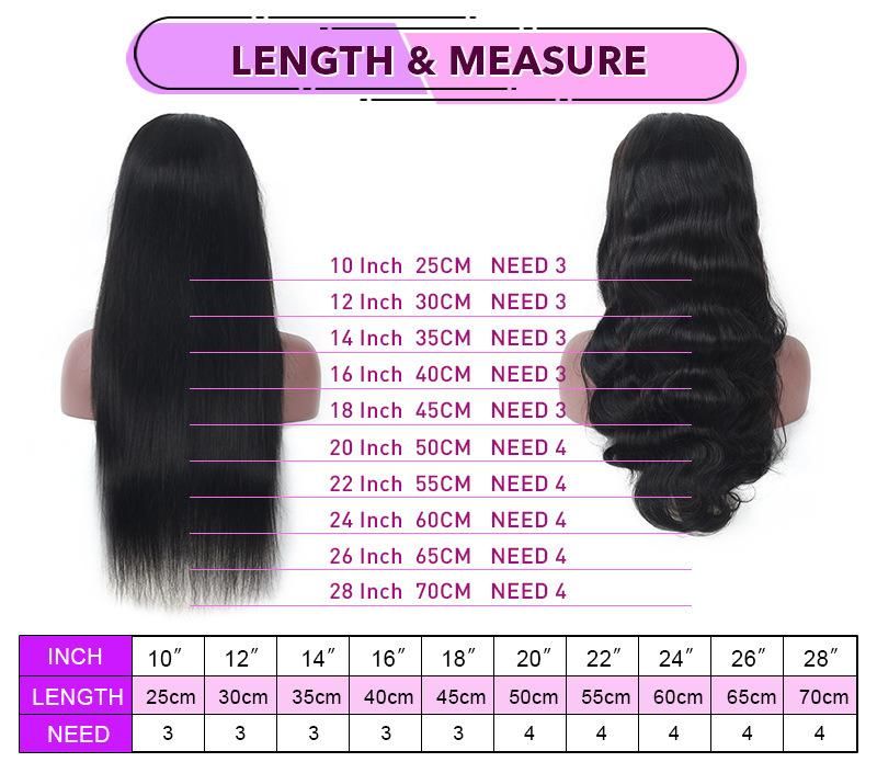 Water Wave, Deep Wave, Deep Curly, Straight Human Hair Bundles Hair 100% Unprocessed Hair Bundle Different Colors with Double Drawn for Black Women 28"