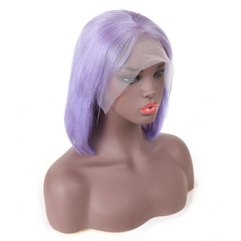 Factory Price Colored Human Hair Lace Frontal Wig