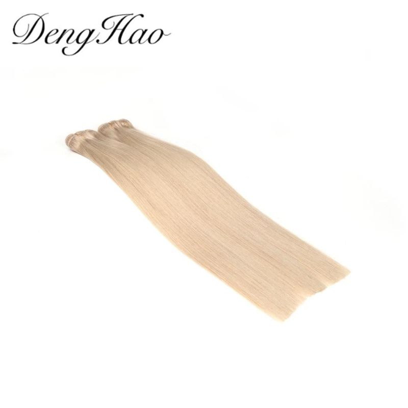 Wholesale Russian Hair Extensions Virgin 100% Remy Double Drawn Human Hair Weft Weave Bundles Hair Extension