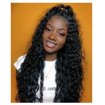 Riisca Loose Wave Lace Front Human Hair Wigs Pre Plucked Hairline with Baby Hair