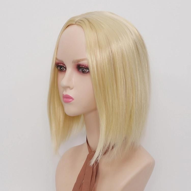 Factory Wholesale 12 Inch Short Synthetic Wig Bob Ash Blond Shorts Wig