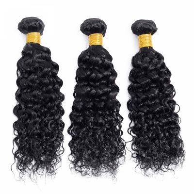 Indian Remy Hair Extensions Cuticle Aligned Virgin Remy Double Drawn Water Wave Human Hair