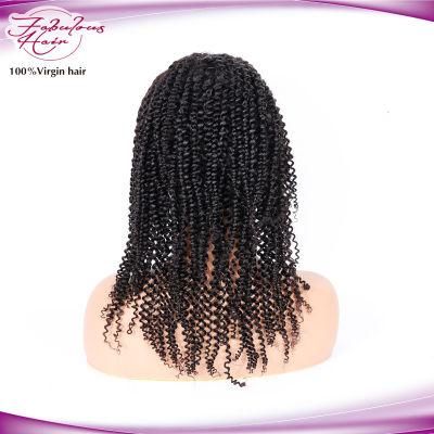 2020 Hot Selling Kinky Curly Human Hair Lace Frontal Wigs