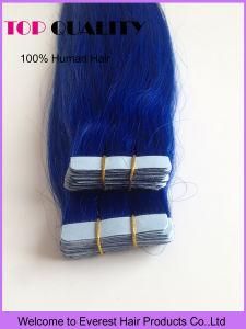 # Blue Brazilian PU Weaving Hair Extension Tape Remy Human Hair
