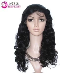High Density Brazilian Hair Glueless Full Lace Wig Unprocessed India Body Wave Human Hair Product