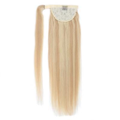 100% Unprocessed No Sheeding Clip in Human Hair Ponytail