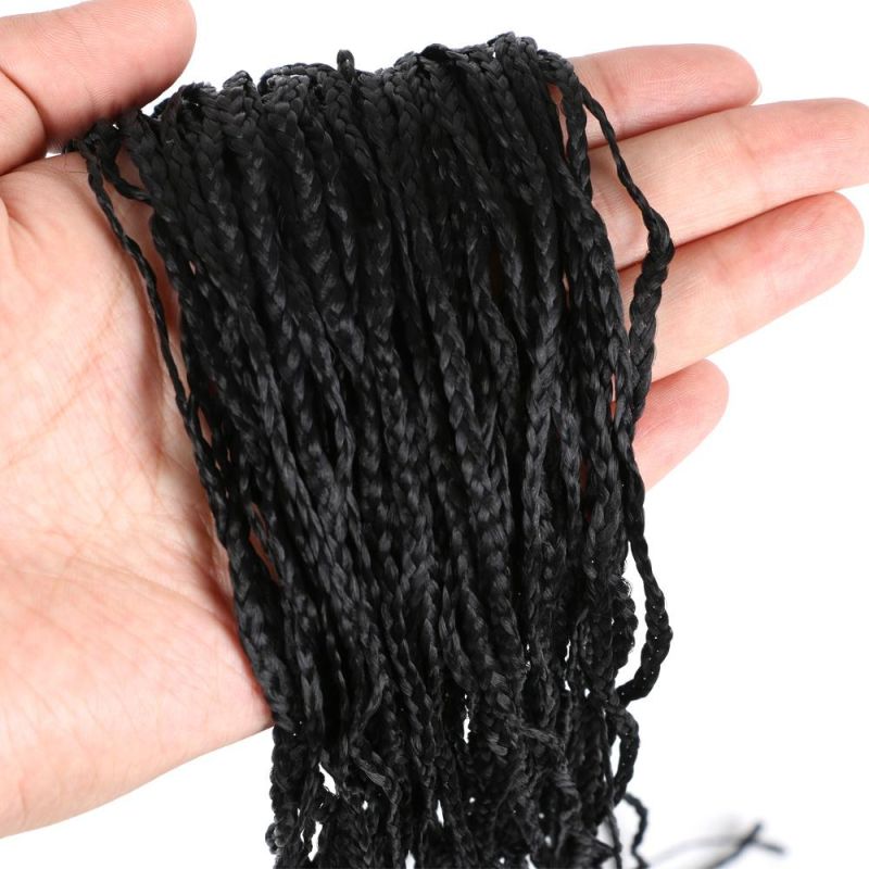 28inch Synthetic Straight Zizi Crochet Braids Hair 3X Box Braid Hair Extension