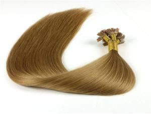 22&quot; Keratin Flat Tip Hair Extensions Best Virgin Remy Human Hair Honey Blonde Straight Thick Hair End Nearly Double Drawn