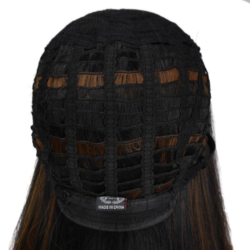High-Temperature Fiber Wigs Cheap Price Long Natural Brazilian Wigs