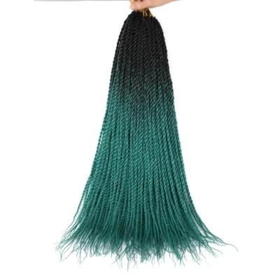 Kanekalon Braiding Hair Senegalese Twist Crochet Hair Pre Looped for Black Women