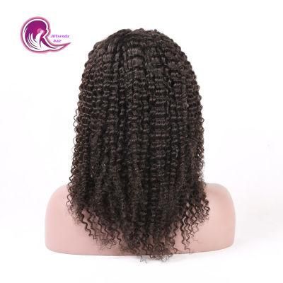 Remy Hair Lace Frontal Wig with Natural Curly
