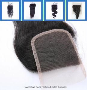 Popular Hair with No Tangle 100% Raw Non-Remy Hair Closure