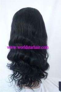 100% Indian Remy Virgin Body Weave Human Hair Full Lace Wig