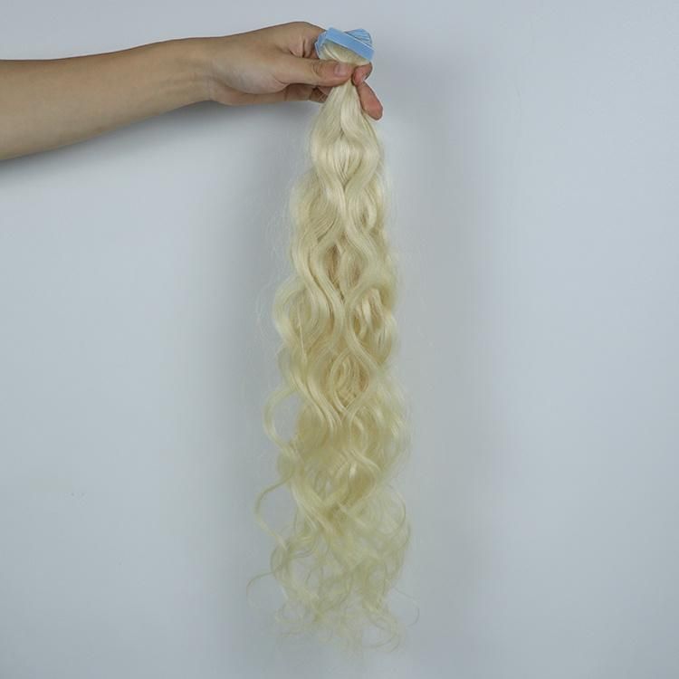 12A Virgin Unprocessed Hair Ombre Color Water Wavy Tape Hair Extension