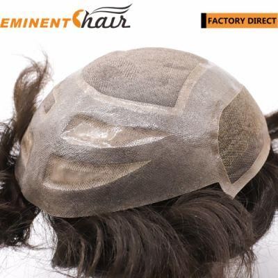 Onrite Factory Direct Human Hair Stock Men&prime;s Toupee