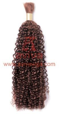 Raw Curly Human Hair Bulk Virign Hair Extension