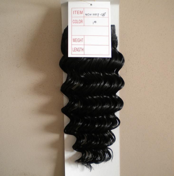 French Curl Virgin Hair Human Hair Extension Hair Weft Hair Weaving (AV-HEDW018)