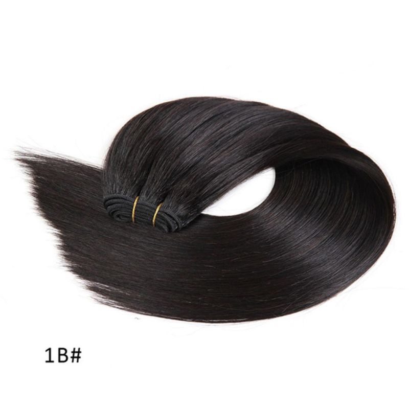 Bundle Platinum Blond Brazilian Straight Human Hair Weave Bundles 14"-28" Remy Vrgin Hair Extensions Multi-Color Weft