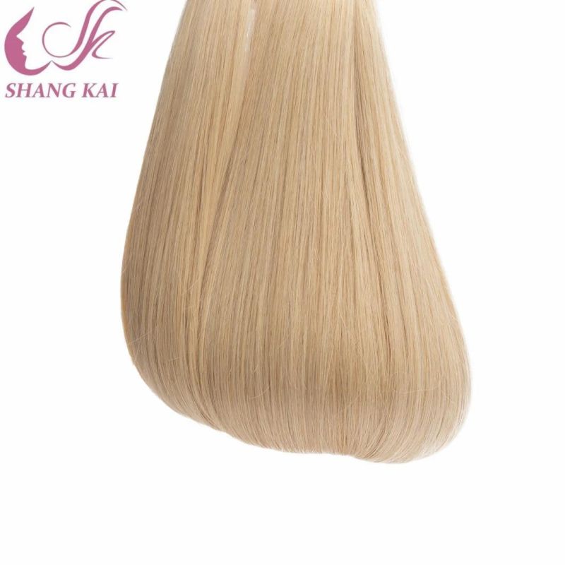 100% Russian Human Virgin Hair Cuticle Aligned Handtied Weft Hair