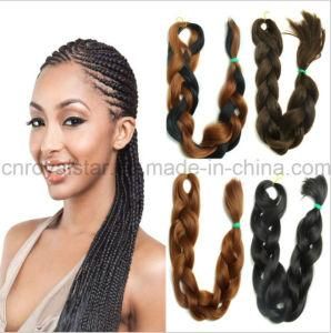 Africa Big Braid Hair Wig Fashion Long Synthetic Hair Extension