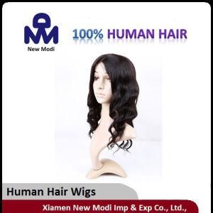 Machine Wig with Brazilian Human Virgin Hair