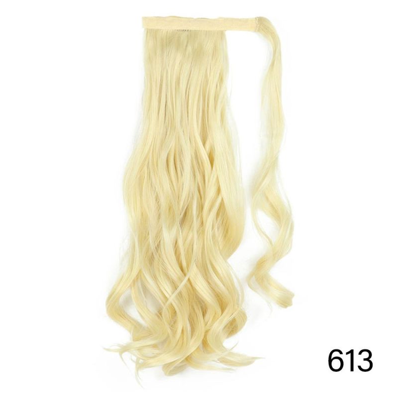 Heat Resistant Hair 22inch Wrap Around Pony Hairpiece for Women