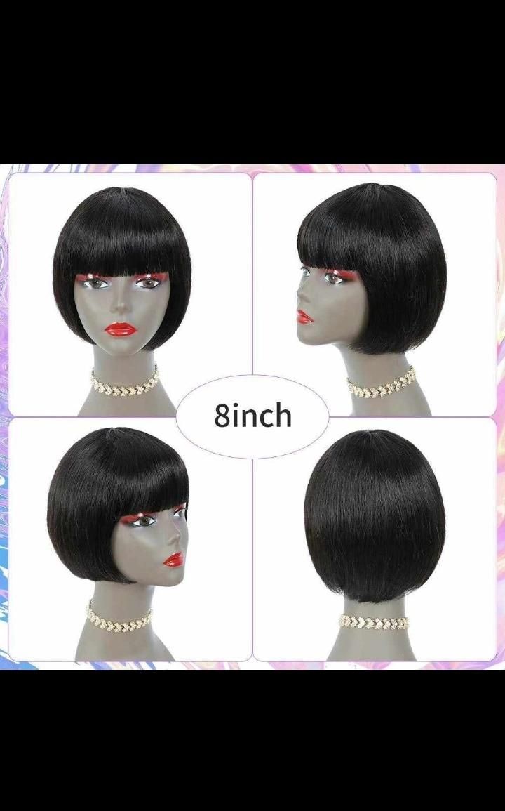 Wholesale Human Hair Products Human Hair Short Length Bob Style Wigs