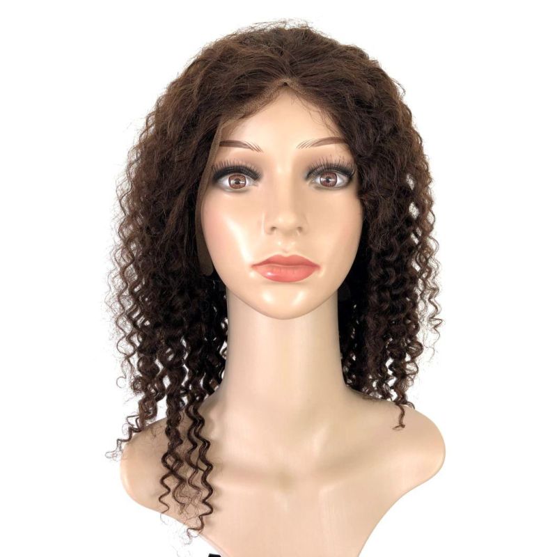 Factory Wholesale Kinky Kurly Lace Frontal Wig Brazilian Hair