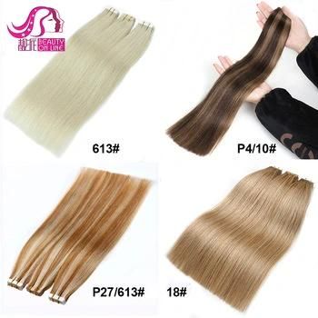 2020 Best Selling Human Hair Best Quality Super Tape Cuticle Remy Skin Weft Seamless Tape in Hair Extensions