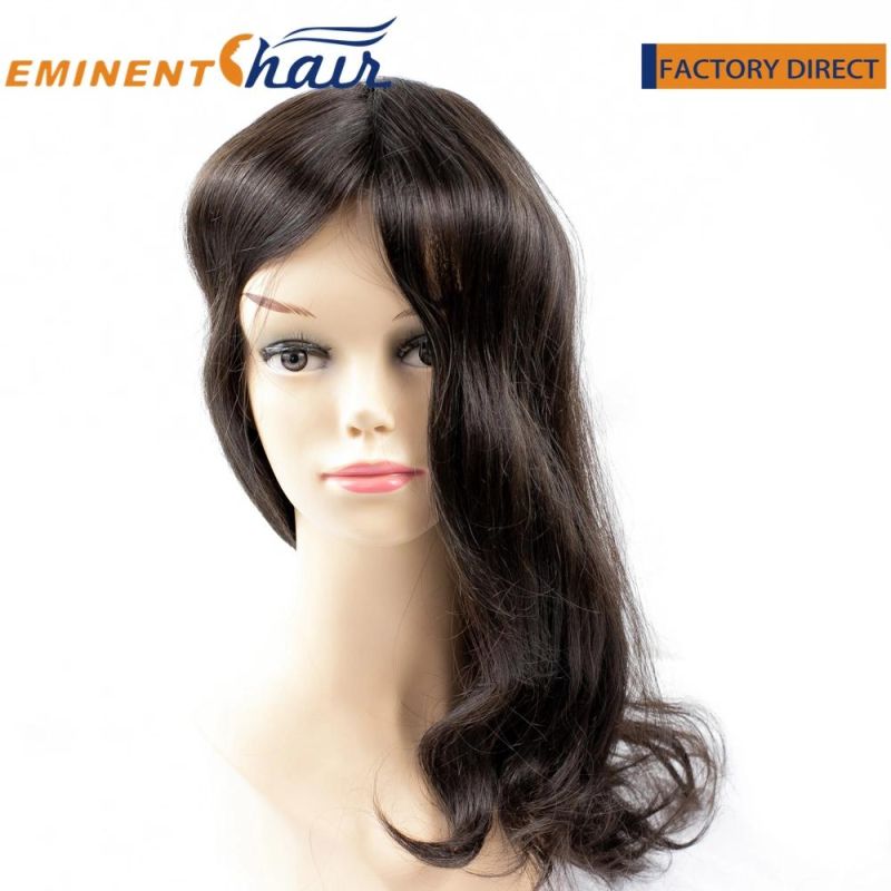 Natural Hairline Full Lace Women′s Toupee Hair Piece